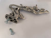 Custom Speed Demon hood ornament hand-sculpted and cast in solid pewter metal with 1/4 20 threaded insert to attached to your ride